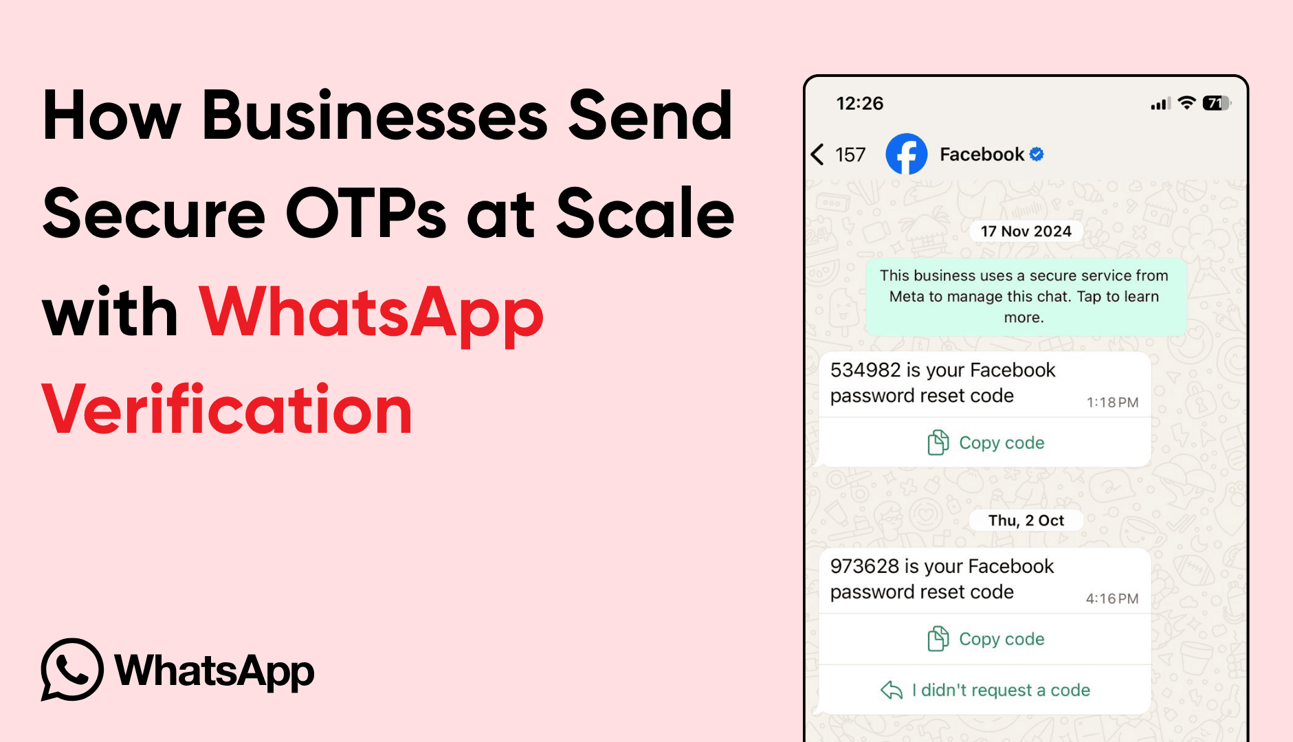 WhatsApp Verification